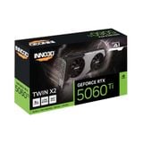  Card màn hình NVIDIA GeForce RTX 5060 Ti INNO3D Twin X2 | 8GB GDDR7, 4608 CUDA, 650W 