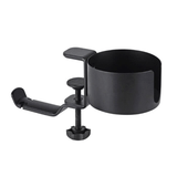  Giá đỡ cốc kẹp bàn Ergotek E525 - Đen | Hợp kim nhôm, tích hợp móc treo 