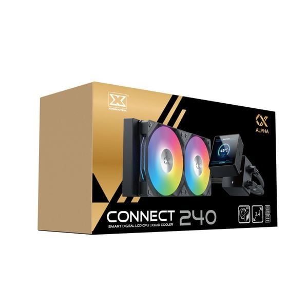  Tản nhiệt nước Xigmatek Alpha Connect 240 | ARGB, Đen 
