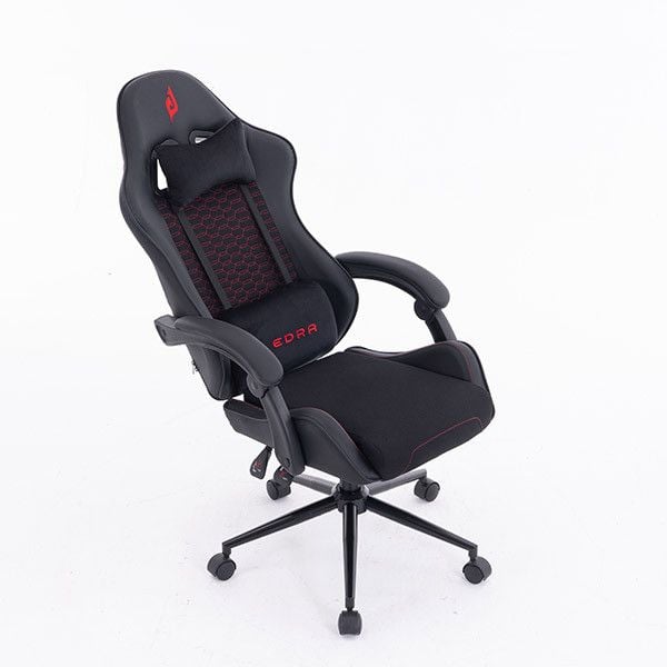  Ghế gaming E DRA Citizen EGC236 | Đen đỏ, 120kg, Chân xoay, Da PU 