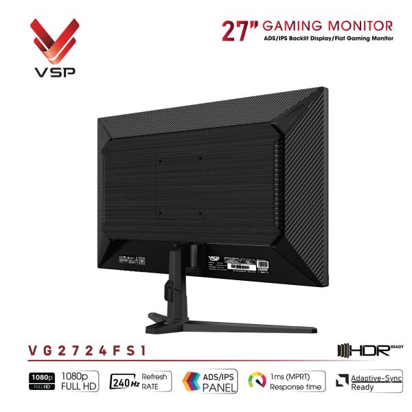  Màn hình Gaming VSP VG2724FS1 | 27 inch, FHD, 240Hz, IPS 