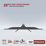  Màn hình VSP IP2505W | 24.5 inch, Full HD, IPS, 100Hz, 1ms, phẳng, đen 