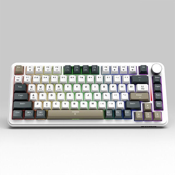  Bàn phím cơ gaming E-Dra EK375W | Wireless, TKL, Linear Switch, RGB, Trong suốt 