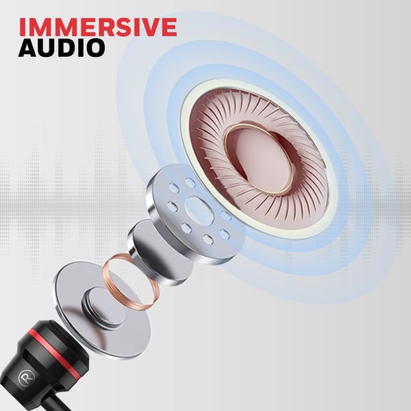  Tai nghe Honeywell Suono P60 | Có dây, In-ear, Đen 