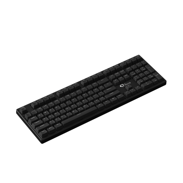  Bàn phím cơ gaming Akko 3108 SR Black Shine Through | Có dây, Fullsize, Clicky Switch, RGB, Black 