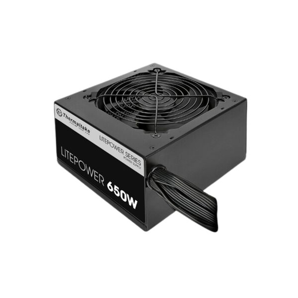  Nguồn máy tính Thermaltake Litepower 650W (PS-LTP-0650NPCNEU-2) - Đen | Non Modular, ATX 