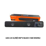  Loa máy tính USB 2.0 Kisonli i-560 - Black 
