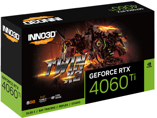  Card màn hình INNO3D RTX 4060 Ti 8GB TWIN X2 