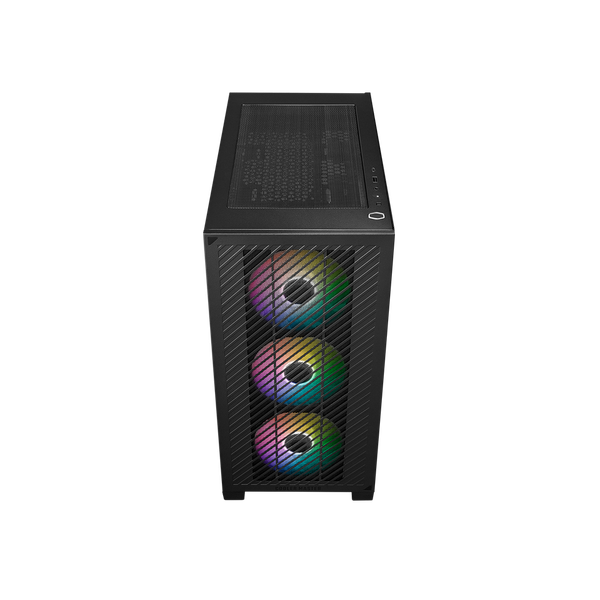  Thùng máy Cooler Master Elite 301 - Đen | Kèm 3 fan led (E301-KGNN-S00) 