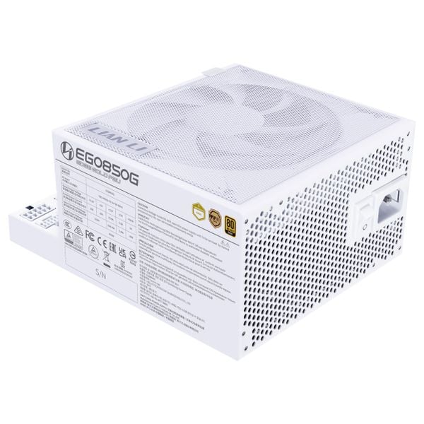  Nguồn máy tính LianLi EDGE 850W Gold (Không Kèm HUB) (EG850G WHITE EU) - Trắng | Full Modular, ATX 