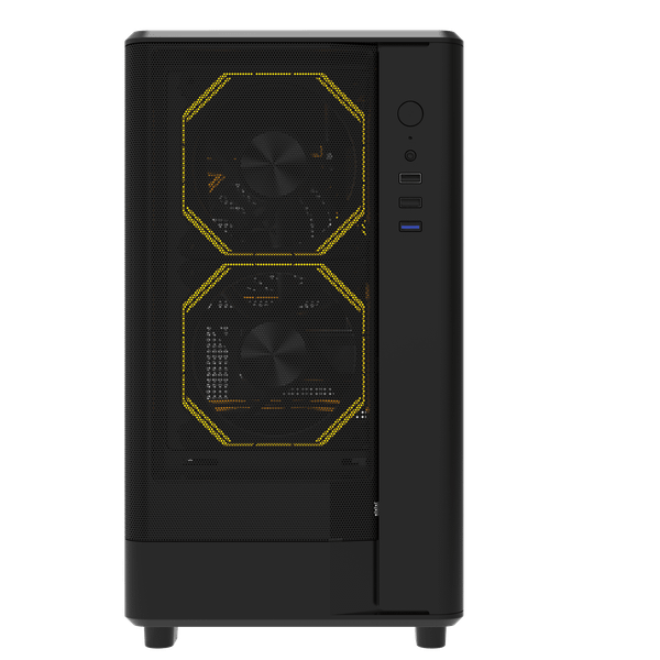  Thùng máy Case DarkFlash DB330M M-ATX | Mặt lưới, đen 