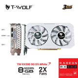  Card màn hình (Amd) Tw-Rx580 8G D5 White Dual 