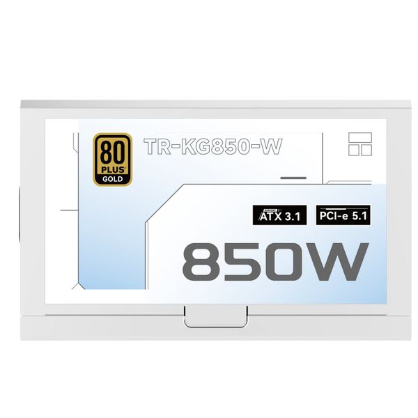  Nguồn máy tính Thermalright KG-850-W 80 Plus Gold Pcie5.1 - Trắng | Full Modular, ATX 