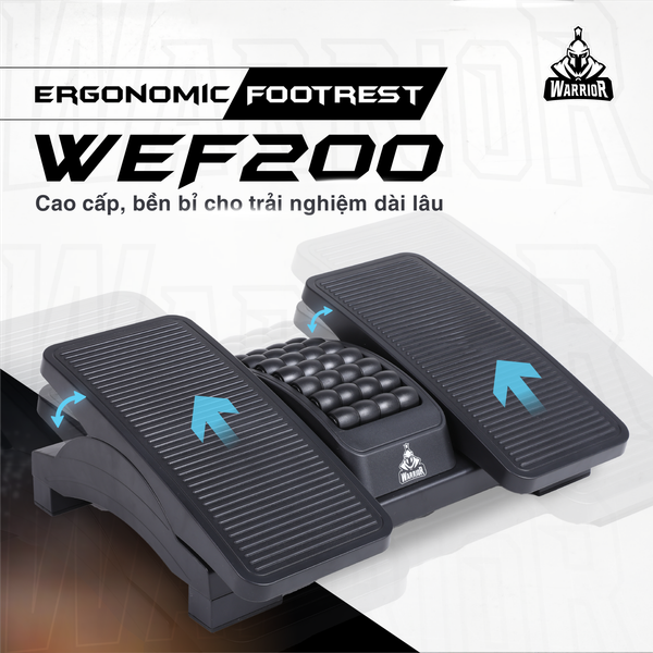  Kê chân công thái học WARRIOR Ergonomic Footrest - WEF200 