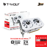  Card màn hình (Amd) Tw-Rx580 8G D5 White Dual 