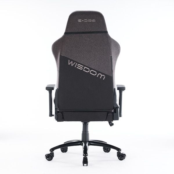  Ghế gaming E DRA WISDOM EGC231 Fabric | Đen xám, 120kg, Chân xoay, Lưng vải 