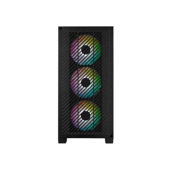  Thùng máy Cooler Master Elite 301 - Đen | Kèm 3 fan led (E301-KGNN-S00) 