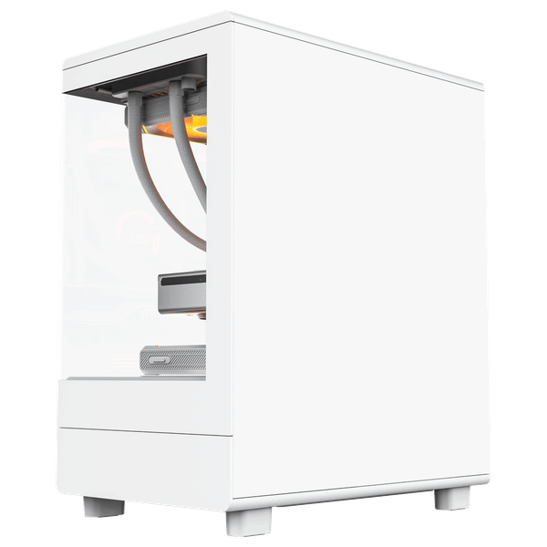  Thùng máy Case DarkFlash DB330M M-ATX | Mặt kính, trắng 