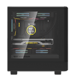  Thùng máy Case DarkFlash DB330M M-ATX | Mặt lưới, đen 