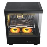  Thùng máy Case DarkFlash DB330M M-ATX | Mặt kính, đen 