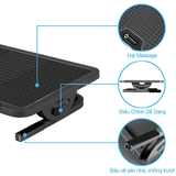  Kê chân công thái học Manson FR-09 Ergonomic Footrest - Xám | Phiên bản hợp kim phủ Nano 