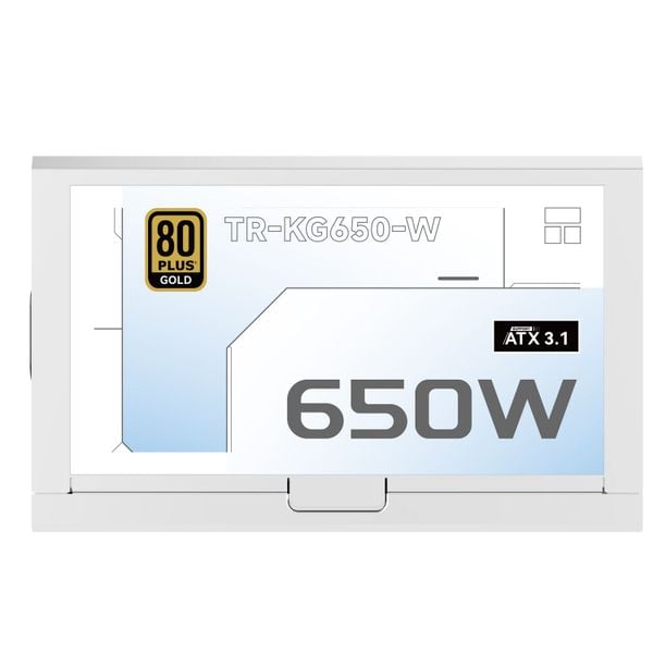  Nguồn máy tính Thermalright KG-650 80 Plus Gold Pcie5.1 - Trắng | Full Modular, ATX 