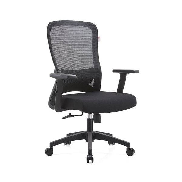  Ghế công thái học E DRA EEC221 | Đen, 120kg, Chân xoay, Lưng lưới 