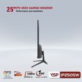  Màn hình VSP IP2505W | 24.5 inch, Full HD, IPS, 100Hz, 1ms, phẳng, đen 