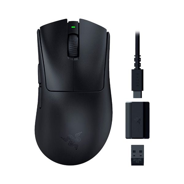  Chuột gaming Razer DeathAdder V3 HyperSpeed | Wireless 2.4Ghz, 26000 DPI, 55g, Đen 