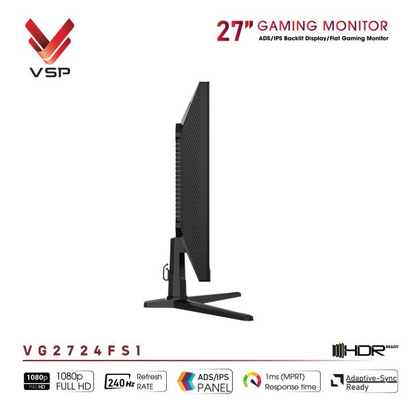  Màn hình Gaming VSP VG2724FS1 | 27 inch, FHD, 240Hz, IPS 