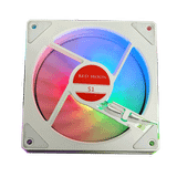  Quạt tản nhiệt PC Leopard S1 | Fan lẻ 120mm, ARGB, Gió ngược, Trắng 