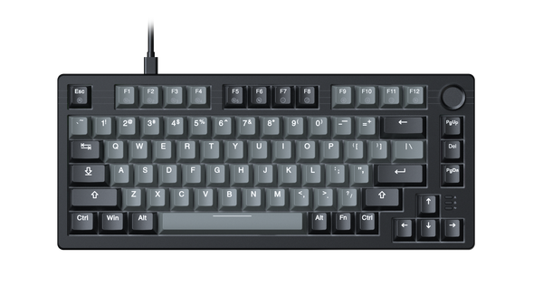  Bàn phím cơ gaming Dareu EK75 | Có dây, TKL, Linear Switch, RGB, Black/Gray 