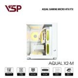  Thùng máy Aqual X2-M | Micro-ATX, Trắng 