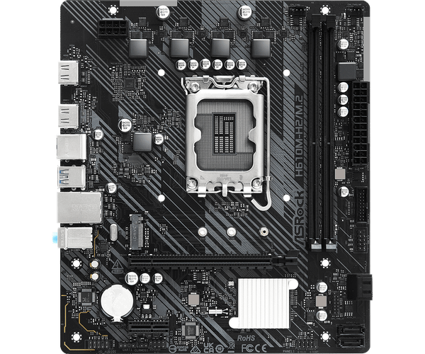 Mainboard ASRock H610M-H2/M.2 DDR4 | LGA 1700, mATX, 2 khe RAM 
