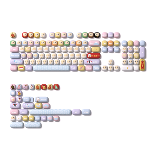 Akko Keycap Set - Good Luck Charm | PBT Dye-subbed, MOG profile, 139 nút)