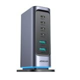  Củ sạc Joyroom TCM02 65W Multi-port Charger-Dark Gray 