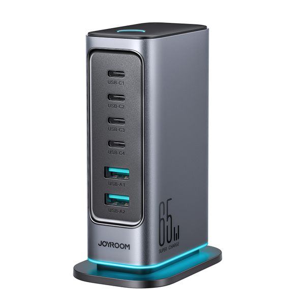  Củ sạc Joyroom TCM02 65W Multi-port Charger-Dark Gray 
