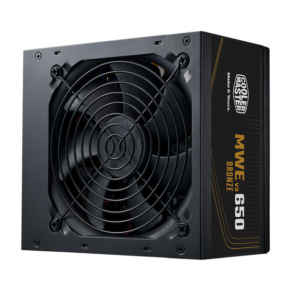  Nguồn máy tính Cooler Master Mwe 650W Bronze V3 | Fullrange 80 Plus + Dây Nguồn (Mpe-6501-Acaaw-3B) | Full Modular, ATX 