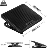  Kê chân công thái học Manson FR-09 Ergonomic Footrest - Đen | Phiên bản hợp kim phủ Nano 