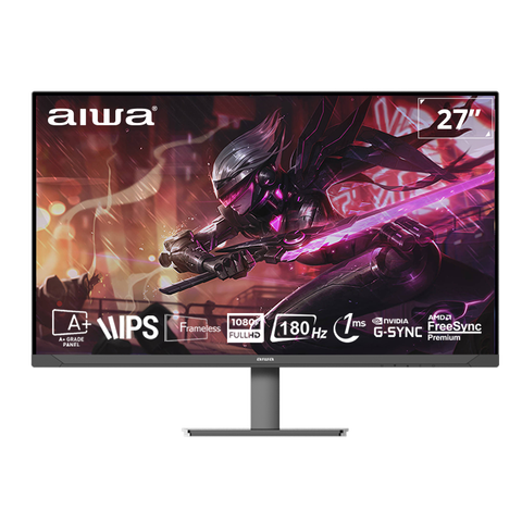 Màn hình Gaming AIWA MD2707-K | 27 inch, Full HD, IPS, 180Hz, 1ms