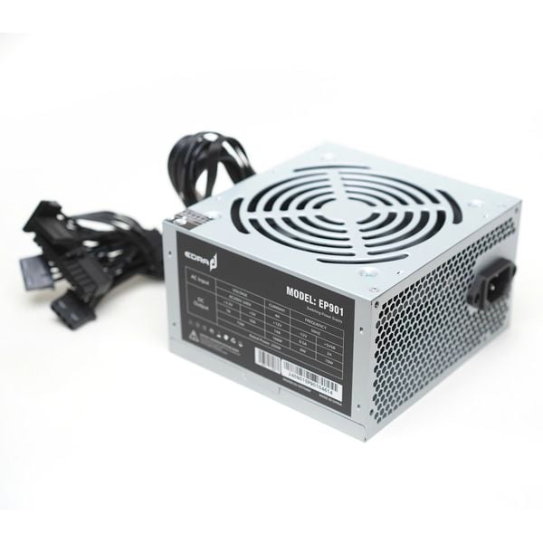  Nguồn máy tính Văn Phòng E-Dra EP901 230W - Xám Bạc | Non Modular, ATX 