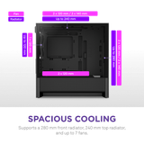  Thùng máy Case NZXT H3 Flow - Đen (CC-H31FB-01) 