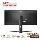  Màn hình ULTRAWIDE Gaming VSP VG3418QC | 34 inch, WQHD, VA, 180Hz, 1ms, Cong 