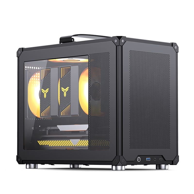 Thùng máy Jonsbo C6 Max Micro-ATX | Màu đen