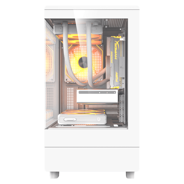  Thùng máy Case DarkFlash DB330M M-ATX | Mặt kính, trắng 