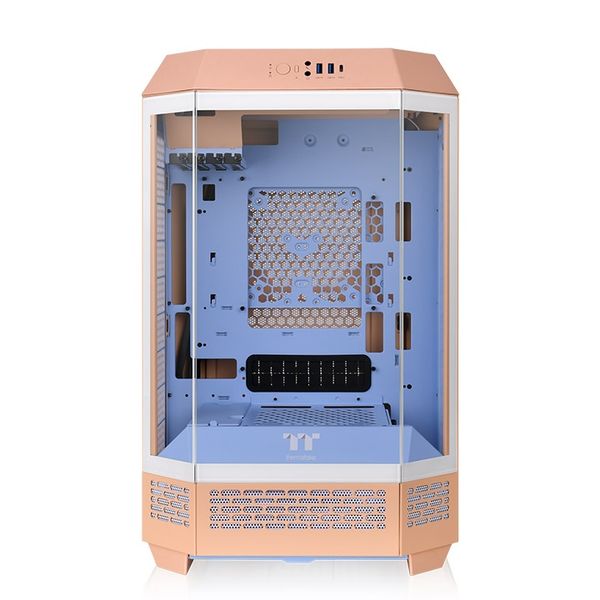  Thùng máy Thermaltake Tower 300 Peach Fuzz M-ATX | Sẵn 2 fan 14cm 