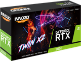  Card màn hình NVIDIA GeForce RTX 3050 Inno3D Twin X2 | 6GB GDDR6, 2304 CUDA, 450W 