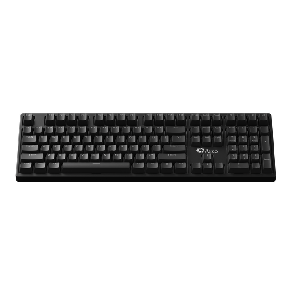  Bàn phím cơ gaming Akko 3108 SR Black Shine Through | Có dây, Fullsize, Clicky Switch, RGB, Black 