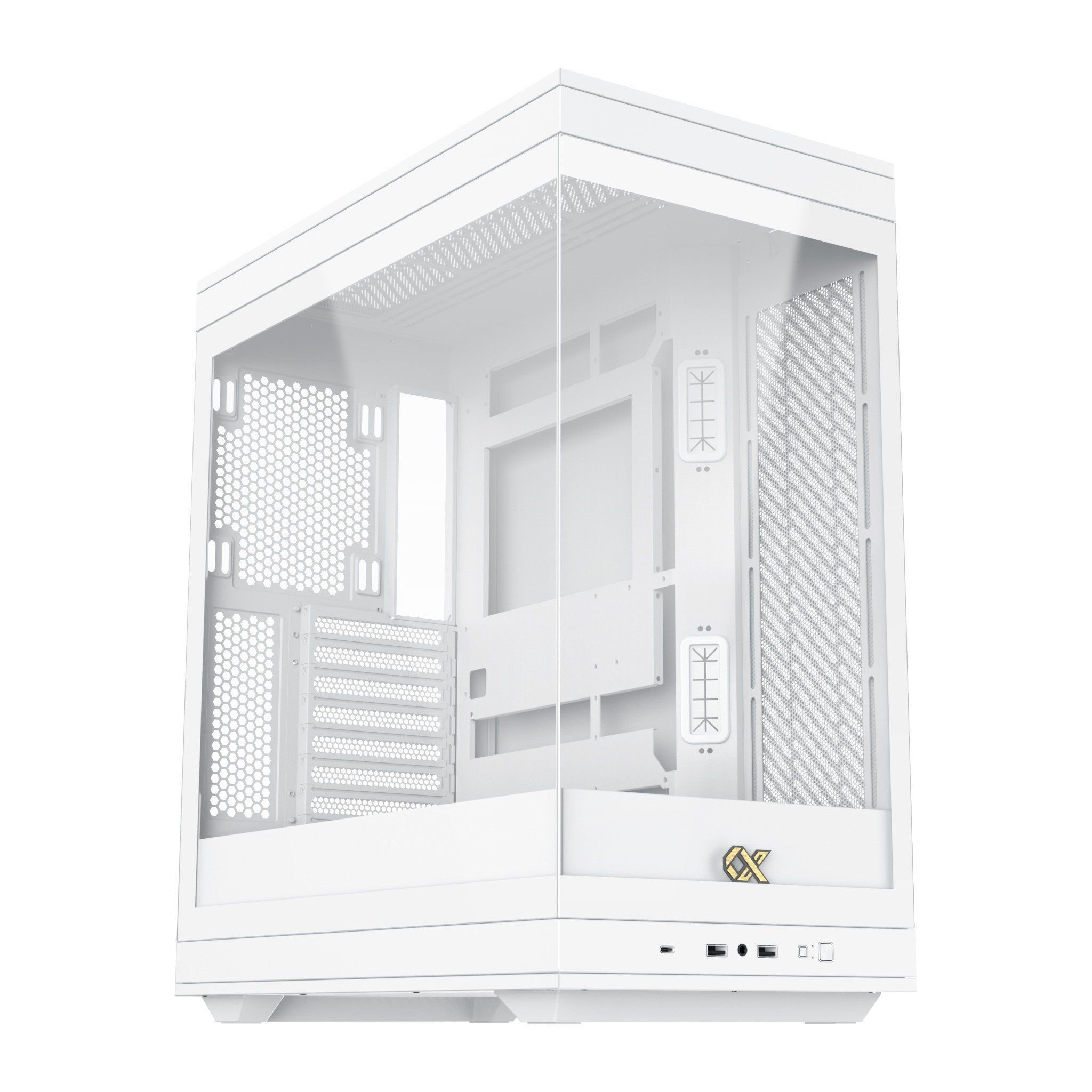 Thùng máy Xigmatek Alpha Meta Artic | E-ATX, BTF Design, không kèm fan