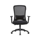  Ghế công thái học E DRA EEC221 | Đen, 120kg, Chân xoay, Lưng lưới 